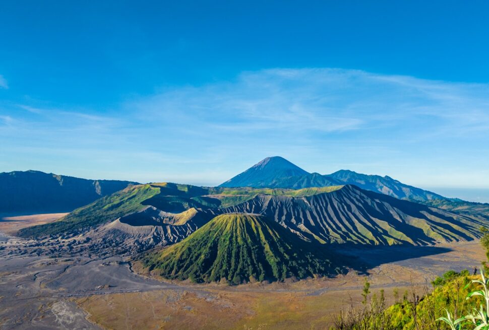 green and brown mountain under blue sky during daytime