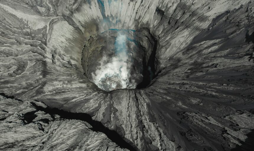 How High Mount Bromo Java Indonesia