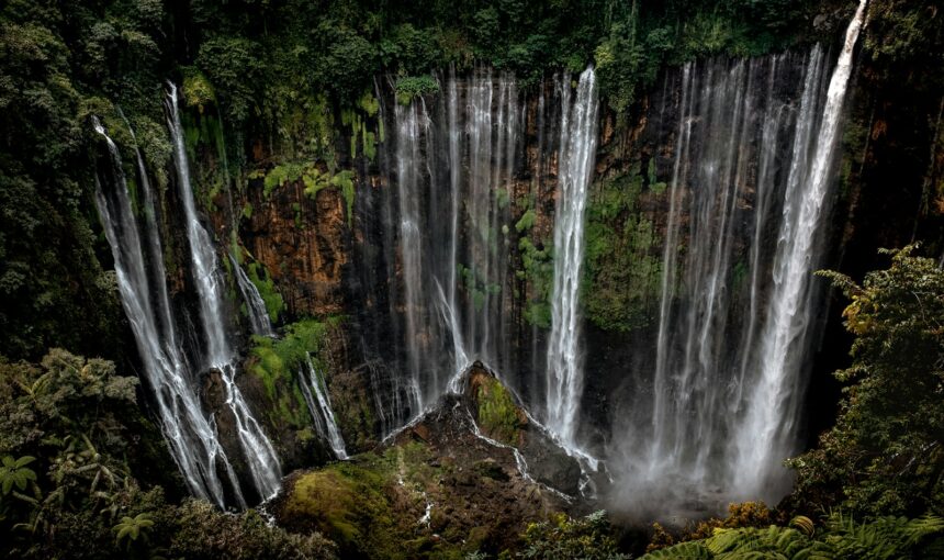 Sewu Waterfall Java Indonesia